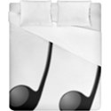 Music Note Duvet Cover (California King Size) View1