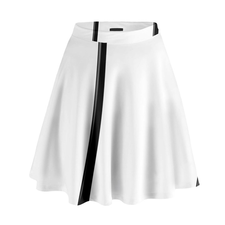 Music Note High Waist Skirt