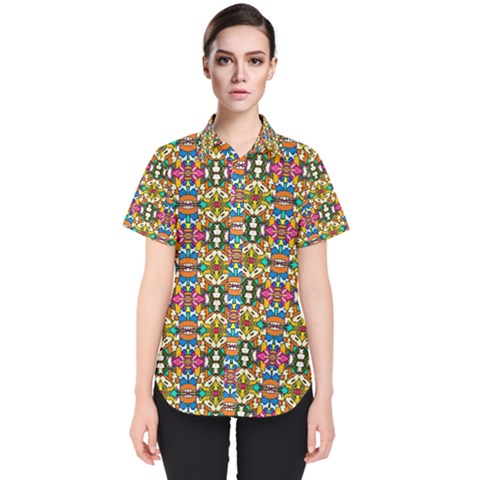  Artwork By Patrick-colorful-36 Women s Short Sleeve Shirt by ArtworkByPatrick