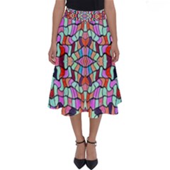 Artwork By Patrick-colorful-38 Perfect Length Midi Skirt