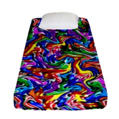 Artwork By Patrick-colorful-39 Fitted Sheet (single Size) by ArtworkByPatrick