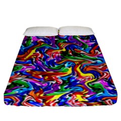 Artwork By Patrick-colorful-39 Fitted Sheet (king Size) by ArtworkByPatrick