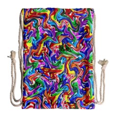 Artwork By Patrick-colorful-39 Drawstring Bag (large) by ArtworkByPatrick