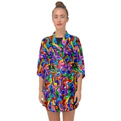 Artwork By Patrick-colorful-39 Half Sleeve Chiffon Kimono