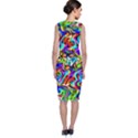 ARTWORK BY PATRICK-COLORFUL-40 Classic Sleeveless Midi Dress View2