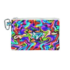 Artwork By Patrick-colorful-40 Canvas Cosmetic Bag (medium) by ArtworkByPatrick