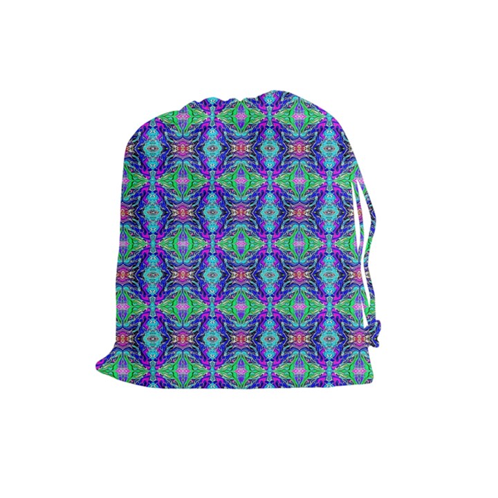 ARTWORK BY PATRICK-Colorful-41 Drawstring Pouches (Large) 