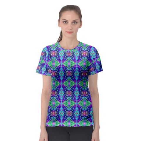 Artwork By Patrick-colorful-41 Women s Sport Mesh Tee by ArtworkByPatrick