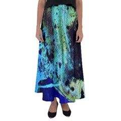 Blue Options 6 Flared Maxi Skirt by bestdesignintheworld