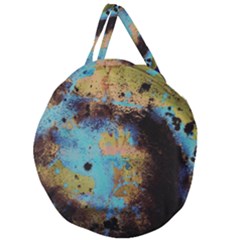 Blue Options 5 Giant Round Zipper Tote by bestdesignintheworld