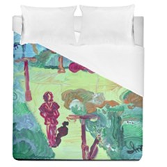 Trail 1 Duvet Cover (queen Size) by bestdesignintheworld