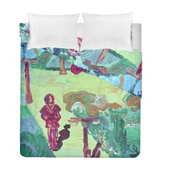 Trail 1 Duvet Cover Double Side (full/ Double Size) by bestdesignintheworld