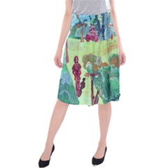 Trail 1 Midi Beach Skirt by bestdesignintheworld