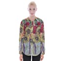 Sunflowers And Lamp Womens Long Sleeve Shirt View1