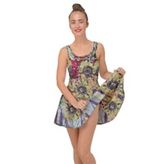 Sunflowers And Lamp Inside Out Casual Dress