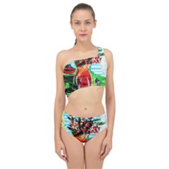 Dry Flowers On Your Windows Spliced Up Swimsuit by bestdesignintheworld