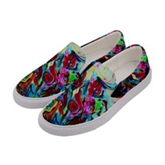 Still Life With Two Lamps Women s Canvas Slip Ons