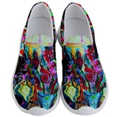 Still Life With Two Lamps Men s Lightweight Slip Ons by bestdesignintheworld