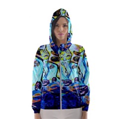 Old Light And New Light Hooded Wind Breaker (women) by bestdesignintheworld