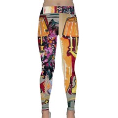 Still Life With Lamps And Flowers Classic Yoga Leggings by bestdesignintheworld