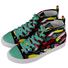 Signs 1/1 Women s Mid-top Canvas Sneakers