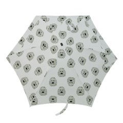 Angry Theater Mask Pattern Mini Folding Umbrellas by dflcprints