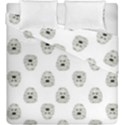 Angry Theater Mask Pattern Duvet Cover Double Side (King Size) View2