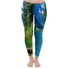 Beautiful Nature Lake Classic Winter Leggings