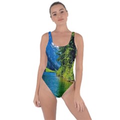 Beautiful Nature Lake Bring Sexy Back Swimsuit by Modern2018