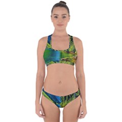 Beautiful Nature Lake Cross Back Hipster Bikini Set by Modern2018