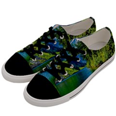 Beautiful Nature Lake Men s Low Top Canvas Sneakers by Modern2018