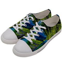 Beautiful Nature Lake Women s Low Top Canvas Sneakers by Modern2018