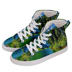 Beautiful Nature Lake Men s Hi-top Skate Sneakers by Modern2018