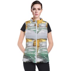 Coastal Landscape Women s Puffer Vest by Modern2018