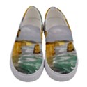 Coastal Landscape Women s Canvas Slip Ons View1