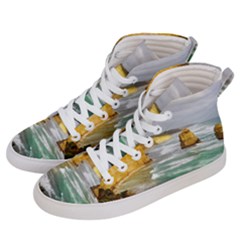 Coastal Landscape Men s Hi-top Skate Sneakers by Modern2018