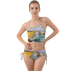 Coastal Landscape Mini Tank Bikini Set by Modern2018