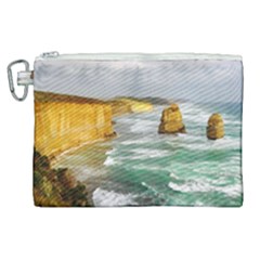 Coastal Landscape Canvas Cosmetic Bag (xl) by Modern2018