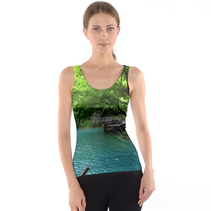 Backgrounds List Of Lake Background Beautiful Waterfalls Nature Tank Top