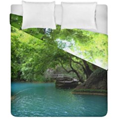 Backgrounds List Of Lake Background Beautiful Waterfalls Nature Duvet Cover Double Side (california King Size) by Modern2018