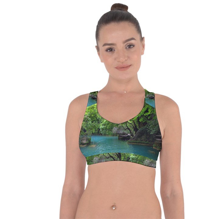 Backgrounds List Of Lake Background Beautiful Waterfalls Nature Cross String Back Sports Bra