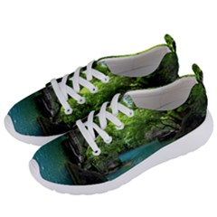 Backgrounds List Of Lake Background Beautiful Waterfalls Nature Women s Lightweight Sports Shoes by Modern2018