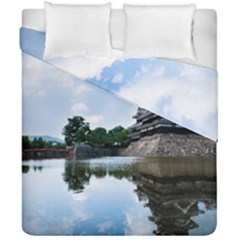 Beautiful Pagoda On Lake Nature Wallpaper Duvet Cover Double Side (california King Size) by Modern2018