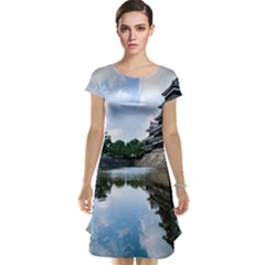 Beautiful Pagoda On Lake Nature Wallpaper Cap Sleeve Nightdress by Modern2018