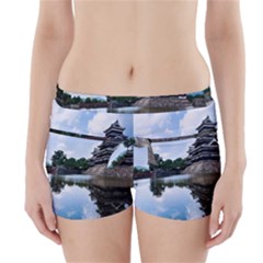 Beautiful Pagoda On Lake Nature Wallpaper Boyleg Bikini Wrap Bottoms by Modern2018