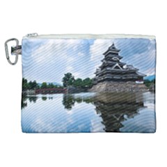 Beautiful Pagoda On Lake Nature Wallpaper Canvas Cosmetic Bag (xl) by Modern2018