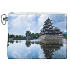 Beautiful Pagoda On Lake Nature Wallpaper Canvas Cosmetic Bag (xxl) by Modern2018