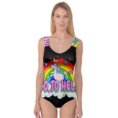 Go To Hell - Unicorn Princess Tank Leotard  by Valentinaart