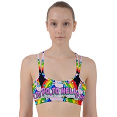 Go To Hell - Unicorn Line Them Up Sports Bra by Valentinaart