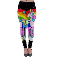 Go To Hell - Unicorn Lightweight Velour Leggings